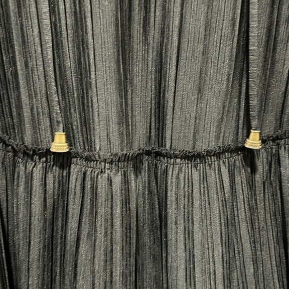 Free People Can’t Help It Mini Dress XS Black Oversized Flared Polyester Boho - Picture 4 of 12